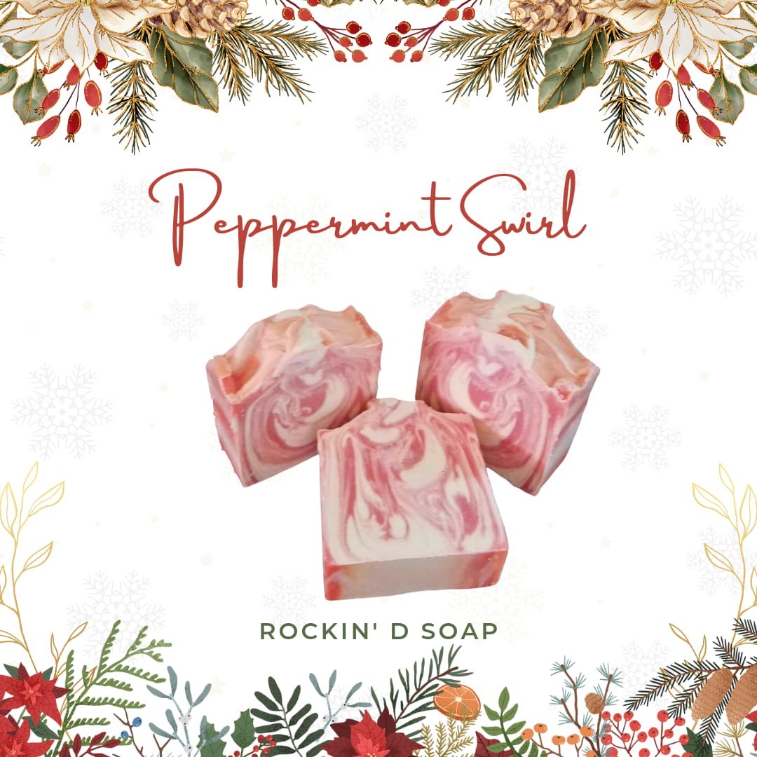 Rockin’ D Soap Peppermint Swirl